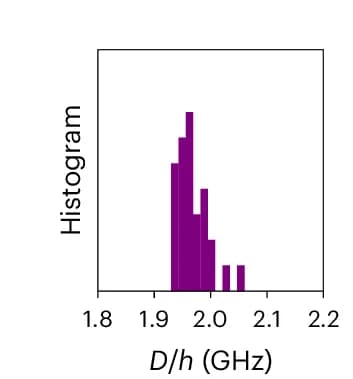 Open access visualization of Histogram, Statistical Distribution, Zero-Field Splitting Parameters, Defects