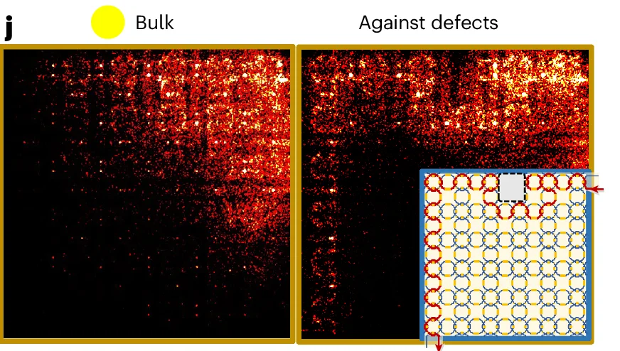 Open access visualization of Microscopy, Illustration, Floquet Topological Insulators, Topological Edge Modes, Atomic Vacancies