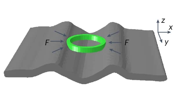 Open access visualization of 3D Plot, FEM Model, iMeSH Cylinder, 3D Reconstruction, Contact Forces