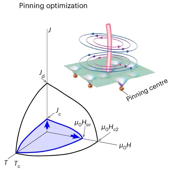 Open access visualization of Illustration, Films, Defects, Vortices, Pinning Optimization