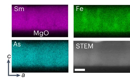 Open access visualization of Microscopy, Elemental Maps, STEM Image, Irradiated Film, Defects