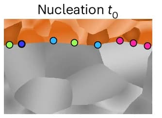 Open access visualization of Illustration, Metal Microstructures, Nucleation