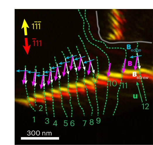 Open access visualization of Microscopy, VDF Images, Bend Contours, Scattering Vectors, Dislocation Lines