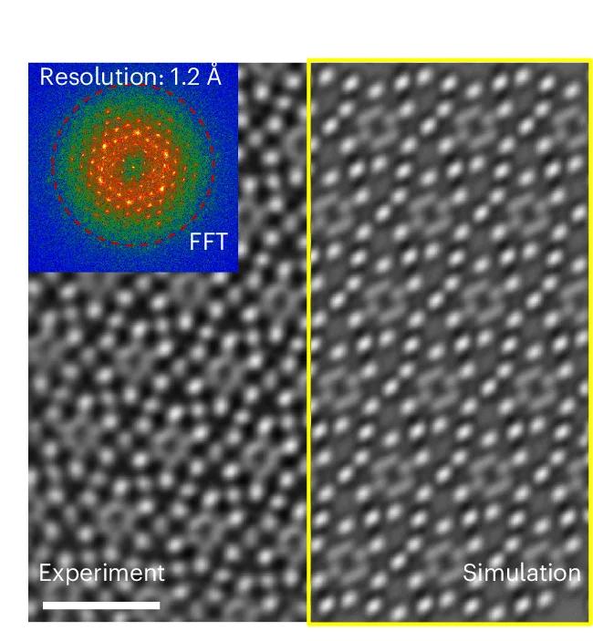 Open access visualization of Microscopy, AC-HRTEM Image, Fast Fourier Transform, FFT Pattern, Cu 3 BHT