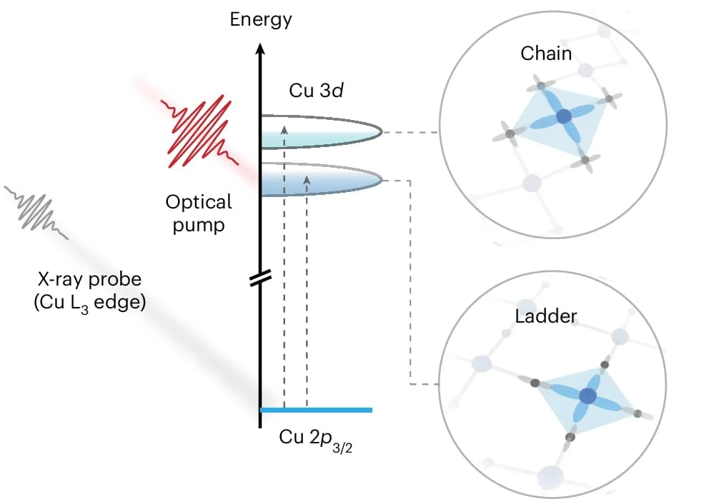 Open access visualization of Illustration, Workflow, Cu L3-edge trXAS, Chemical Environments, Cu Atoms