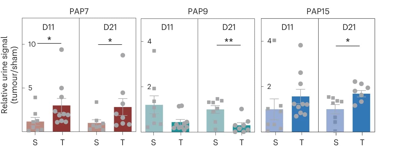 Open access visualization of Bar Plot, Error Bars, Scatter Plot, DNA-SUBs, CRC Lung Tumor