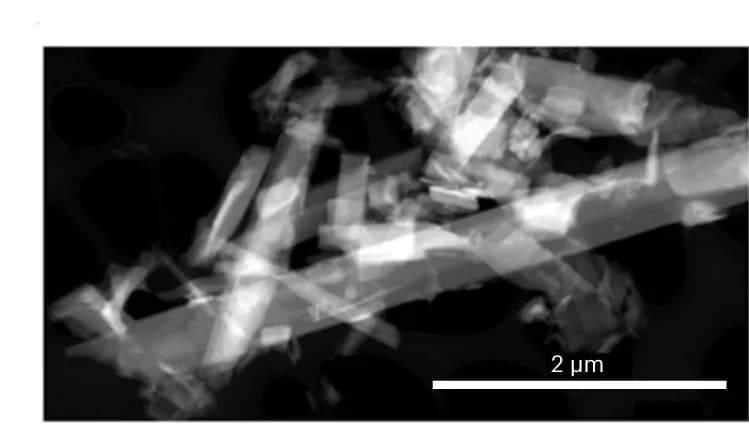 Open access visualization of Microscopy, HAADF STEM Images, Molybdenene, Electron-Transparent, Atomic Layers
