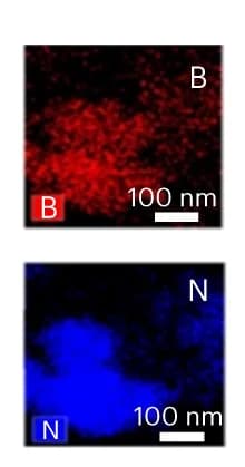 Open access visualization of Microscopy, Elemental Mapping, MBN, Boron, Nitrogen