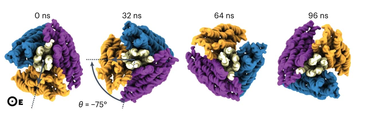 Open access visualization of Protein Structure, Turbine Rotation, Electric Field, Molecular Dynamics
