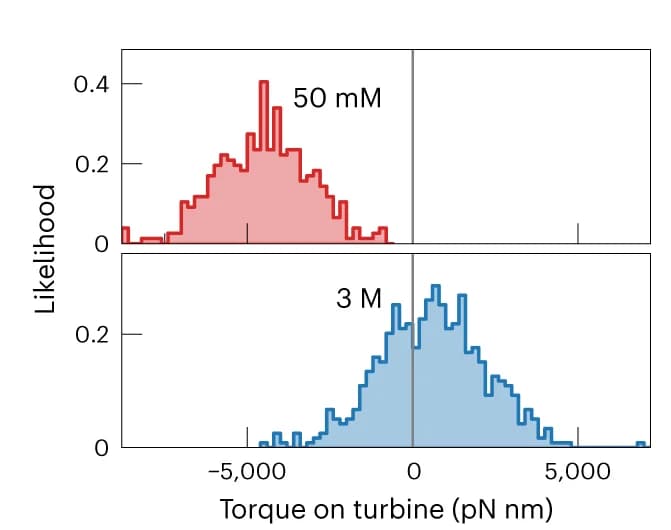 Open access visualization of Histogram, Turbine Torque, Spin Angle, Molecular Dynamics