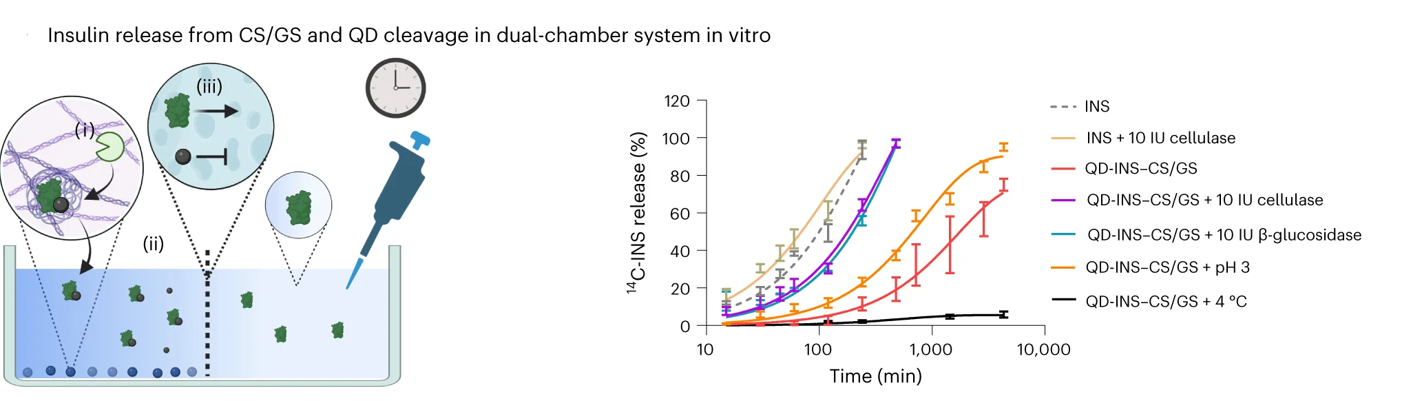 Open access visualization of Line Plot, Error Bars, Illustration, Workflow, QD-INS-CS/GS