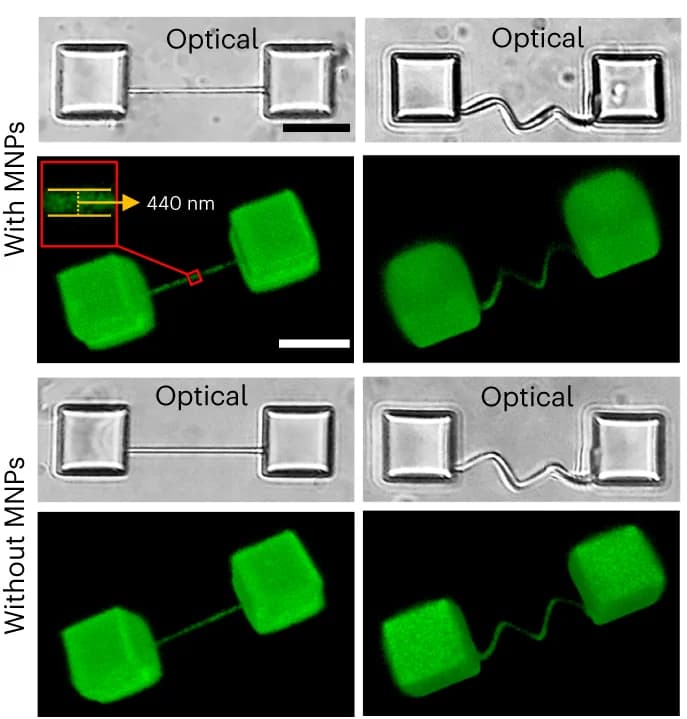 Open access visualization of Microscopy, 3D Reconstruction, Cantilever, Coil Picosprings, Fluorescence Images