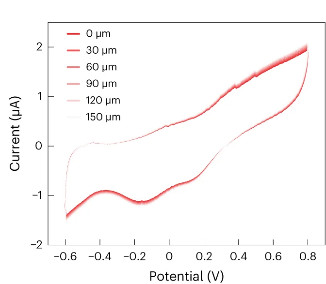 Open access visualization of Line Plot, Cyclic Voltammetry, 3D LM Microelectrodes