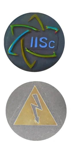 Open access visualization of Illustration, Chromogenic Structures, Large Areas, IISc Logo, Symbols