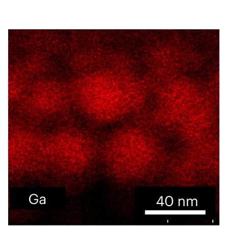 Open access visualization of Microscopy, EDAX Map, Ga