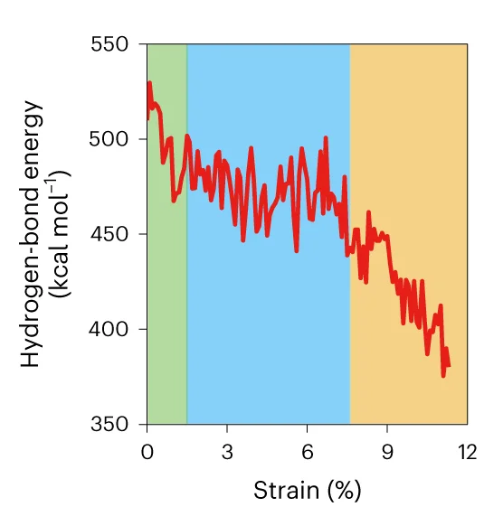 Open access visualization of Line Plot, Hydrogen-Bond Energy, MMT/CNF, Tensile Strain, Stages