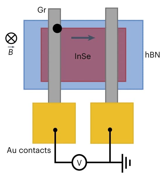 Open access visualization of Illustration, Workflow, Device Schematic, Heterostructure, Electrical Detection