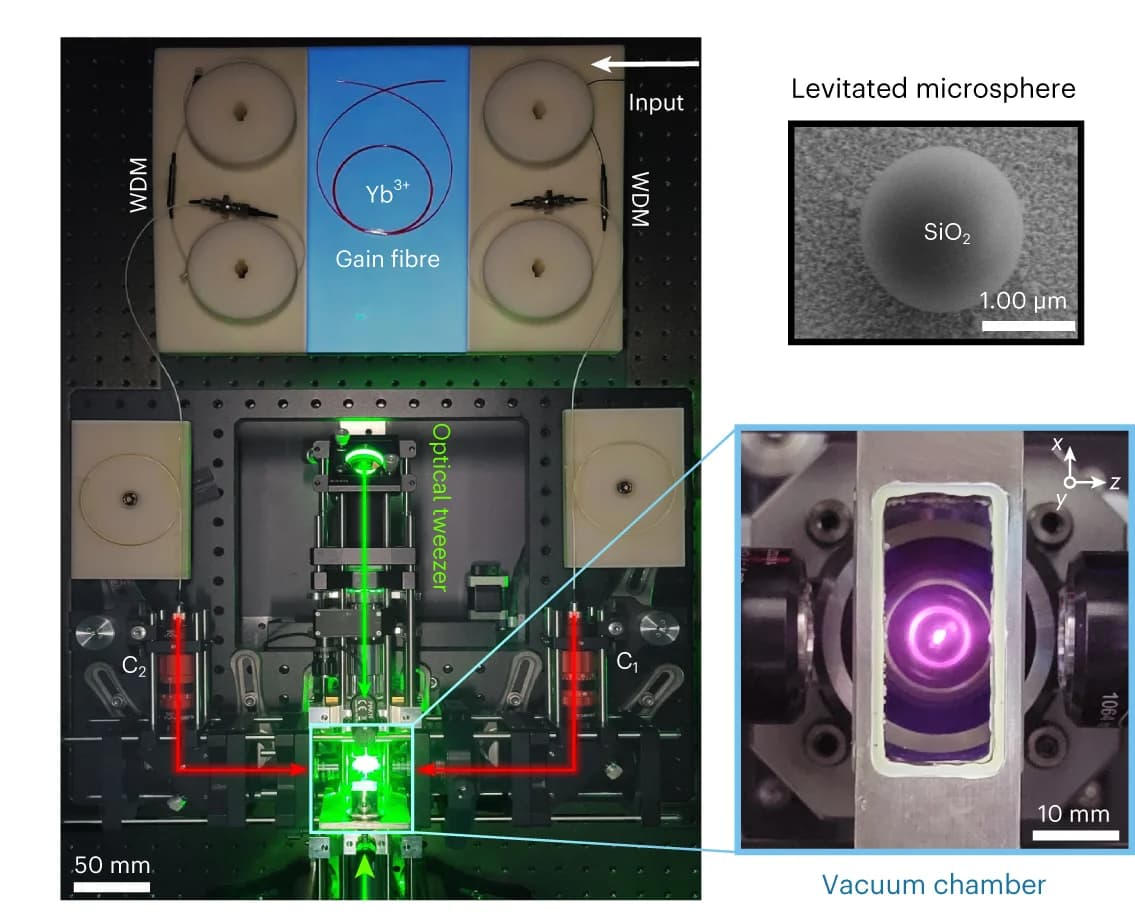 Open access visualization of Photo, Microscopy, Active LOM Setup, Vacuum Chamber, Scanning Electron Microscope