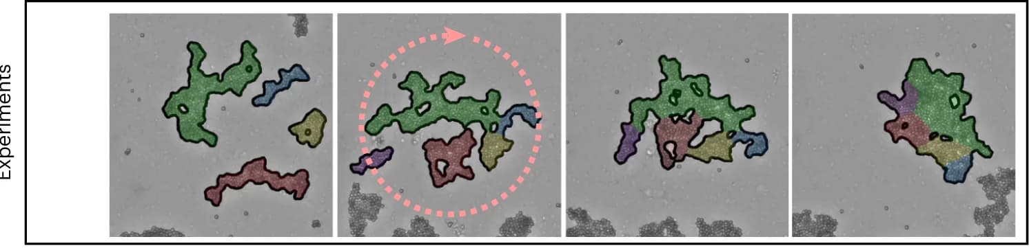 Open access visualization of Microscopy, Photo, Aggregates, Rotation, Folding