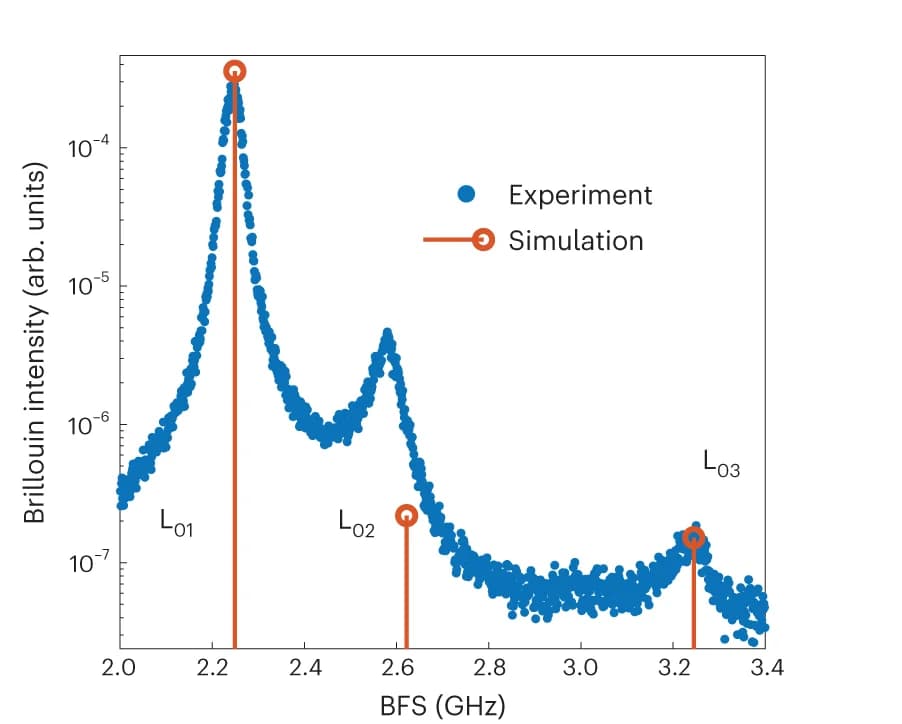 Open access visualization of Line Plot, Spectrum, Simulation, SBS Spectrum, Core Diameter