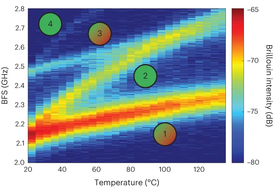 Open access visualization of Heatmap, SBS, Optical Peaks, Acoustic Mode
