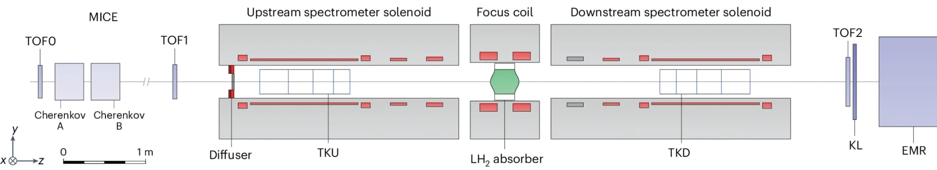 Open access visualization of Workflow, Illustration, Magnet Coils, Absorber, Detectors