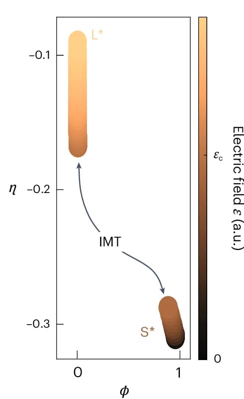 Open access visualization of Scatter Plot, Energy Minimum, Order Parameters, Electric Field, Phase Transition