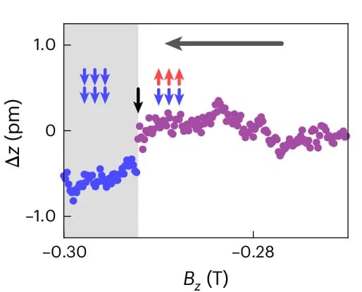 Open access visualization of Scatter Plot, Magnetization, Surface Layer, Field, Ramp