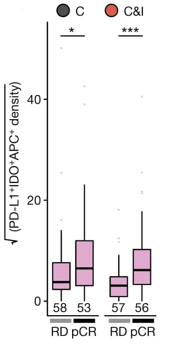 Open access visualization of Box Plot, Scatter Plot, Boxplot, PD-L1, IDO