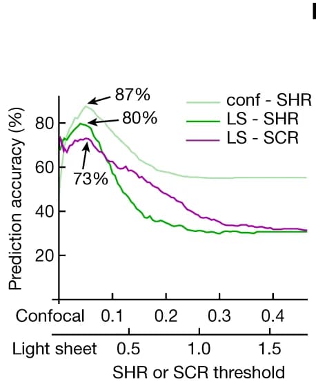 Open access visualization of Line Plot, Trajectory Classification, SHR Thresholds, SCR Thresholds, Light Sheet