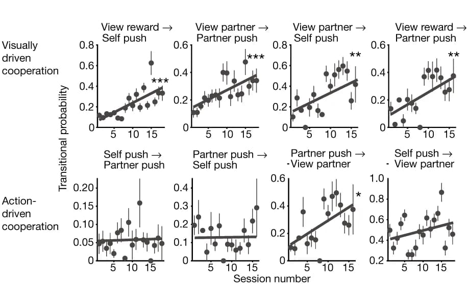 Open access visualization of Scatter Plot, Regression Plot, Error Bars, Markov Model, Transitional Probabilities