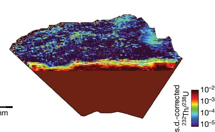 Open access visualization of Heatmap, LA-MC-ICP-MS, Isotopic Activity Ratio, Imaging