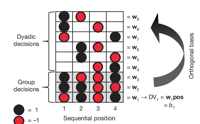 Open access visualization of Illustration, Weight Combinations, Sequential Frame of Reference, Decision Phase, Basis Functions