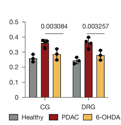 Open access visualization of Bar Plot, Error Bars, Clustered, Interaction Potential, Fibroblasts