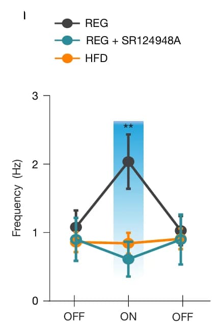 Open access visualization of Line Plot, Error Bars, Firing Rates, Dopamine Neurons, REG