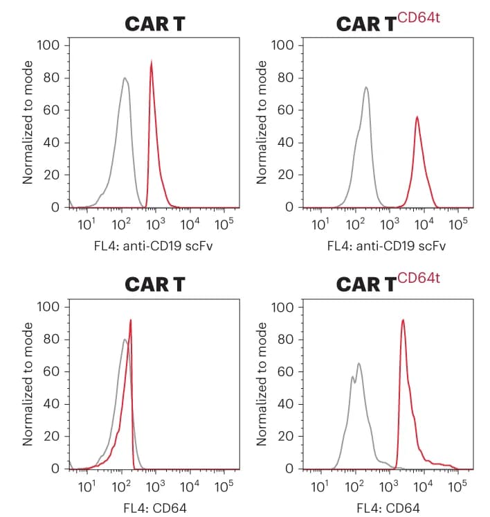 Open access visualization of Line Plot, Density Plot, Flow Cytometry, CAR T Cells, CD19