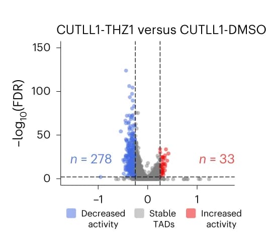 Open access visualization of Volcano Plot, Scatter Plot, Volcano Plots, Chromatin Organization, TADs