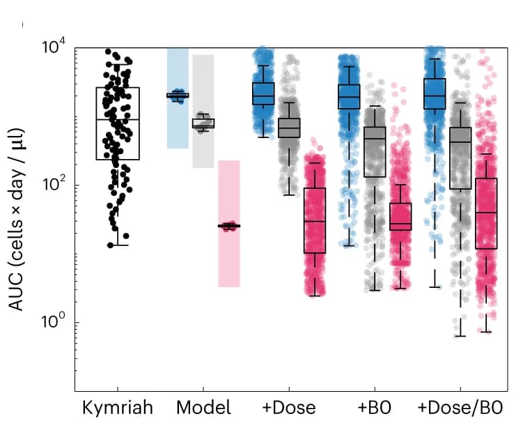 Open access visualization of Box Plot, Raincloud Plot, CAR-T, AUC Distributions, Clinical Pharmacokinetics Model