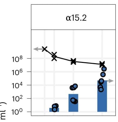 Open access visualization of Bar Plot, Scatter Plot, Line Plot, RT-qPCR, cas3 transcripts