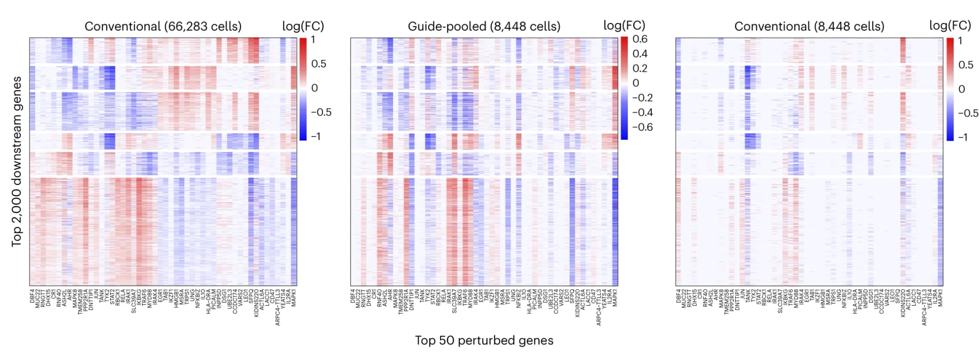 Open access visualization of Heatmap, Cell Count, Channel Count, Fold Change
