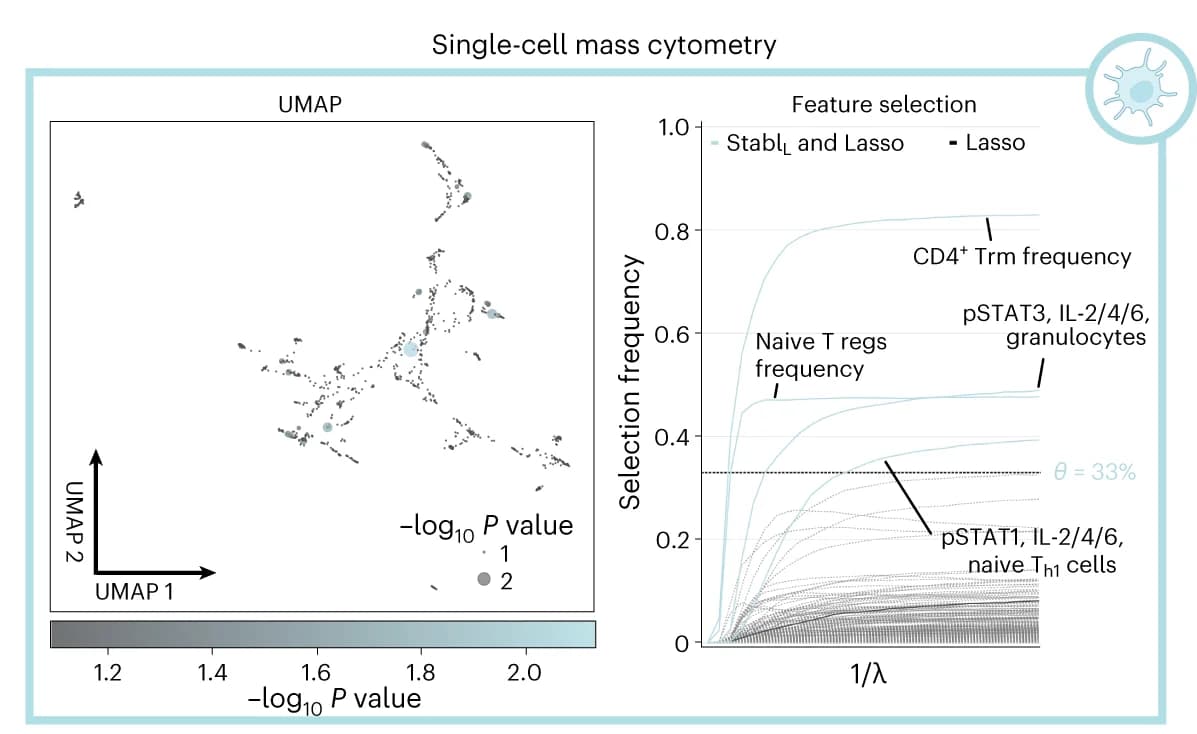 Open access visualization of UMAP, Line Plot, Scatter Plot, UMAP Visualization, Stability Path