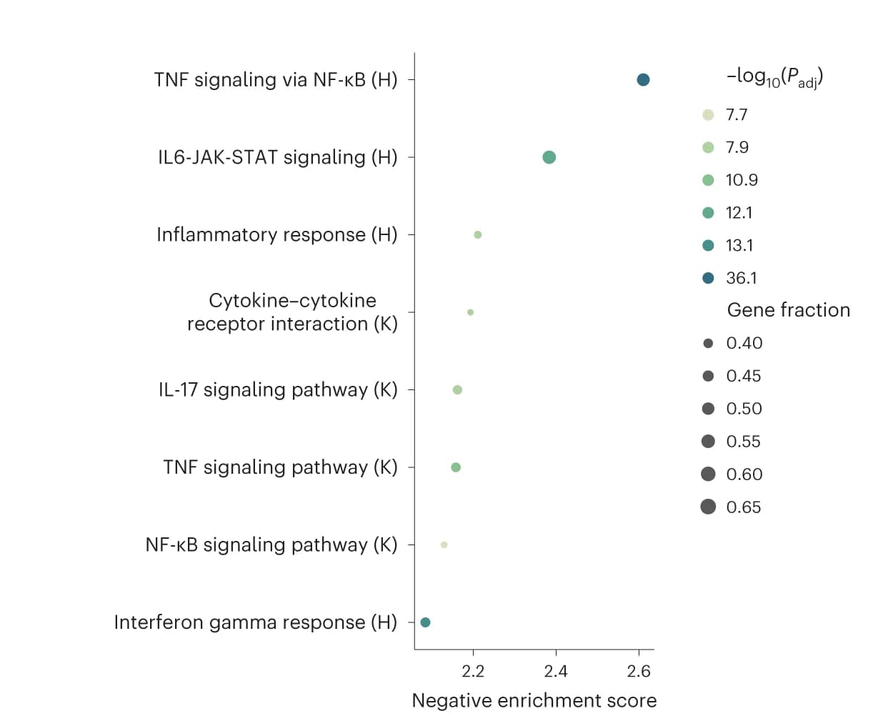 Open access visualization of Bubble Plot, Scatter Plot, GSEA, Genes, Infected State