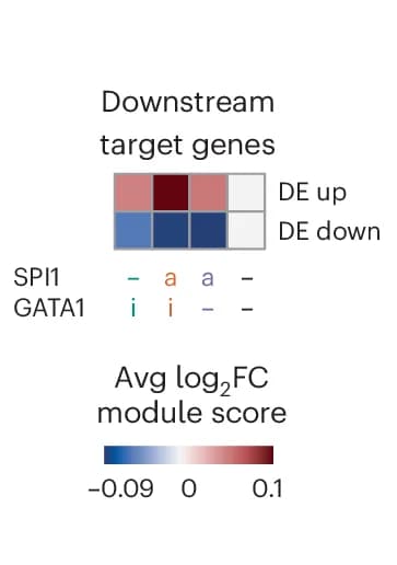 Open access visualization of Heatmap, Module Scores, Log2 FC