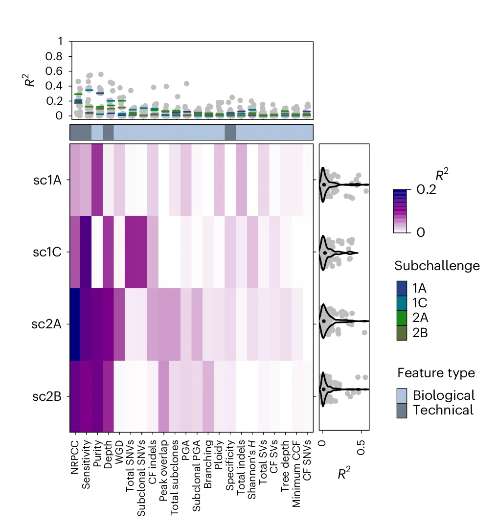 Open access visualization of Heatmap, Violin Plot, Box Plot, Scatter Plot, Score Variance