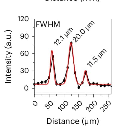 Open access visualization of Line Plot, Scatter Plot, FWHM Analysis, Micro-Blood Vessels, Intensity Profiles