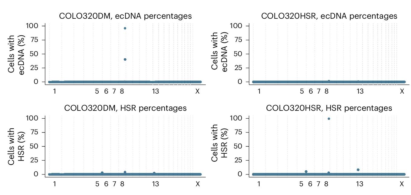 Open access visualization of Scatter Plot, Dot Plots, ecDNA, HSR, ecDNA Caller