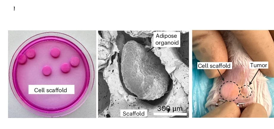 Open access visualization of Microscopy, Photo, Cell Scaffolds, Electron Microscopy, Adipose Organoid
