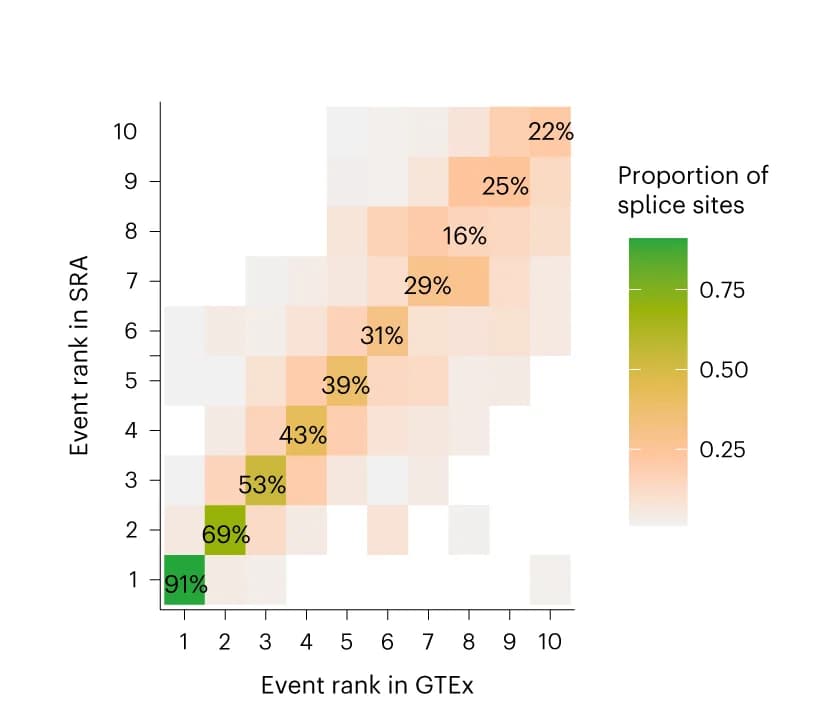 Open access visualization of Heatmap, Mis-splicing Events, GTEx, SRA, Splice Sites