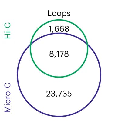 Open access visualization of Venn Diagram, Loops, Hi-C, Micro-C, Contact Maps