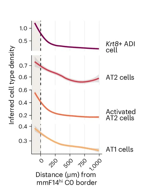 Open access visualization of Line Plot, Error Bars, Radial Distribution Line Graphs, Cell Densities, mmNMF d21-F14